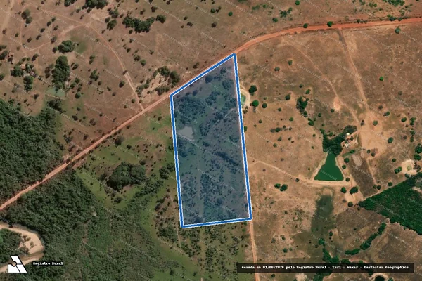 Imagem de satélite de FAZENDA LAGUINHO - GLEBA 02 em Crixás - GO