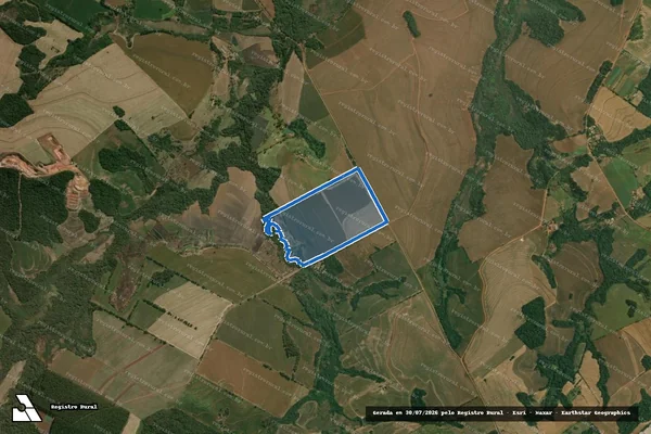 Imagem de satélite de Lote 333 - Lote 333 em Tamarana - PR