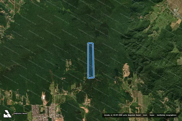 Imagem de satélite de Fazenda Jaraguá - PARCELA 01 em Jaraguá do Sul - SC