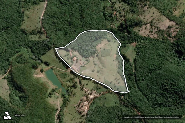 Imagem de satélite de Fazenda Engenho da Serra  - Parte 2 em Santa Bárbara - MG