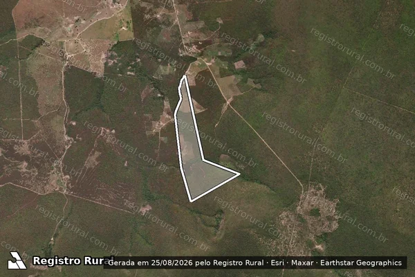 Imagem de satélite de LOTE 38 - PROJETO DE ASSENTAMENTO BELA VISTA - Parte 1 em Itaobim - MG