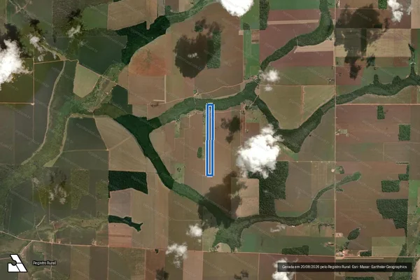 Imagem de satélite de Lote 13-R1, Gleba 07 - Parcela 1 em Cerejeiras - RO