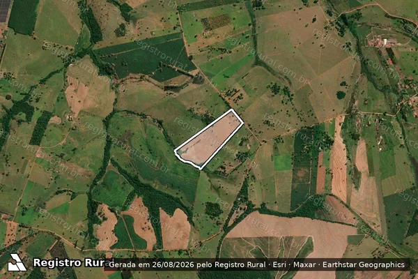 Imagem de satélite de Retiro Ipê Florido - Retiro Ipê Florido Área 01 em Martinópolis - SP