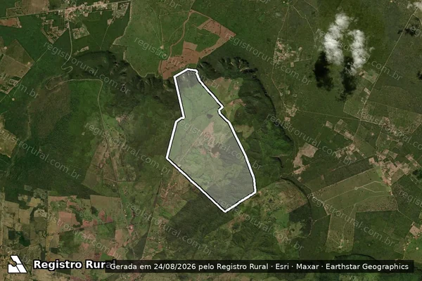 Imagem de satélite de FAZENDA BREJO SANTO INÁCIO PARTE 1 - Parte 1 em Exu - PE