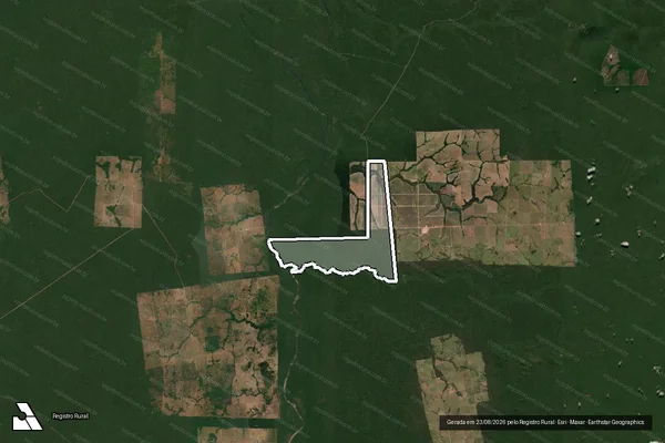Imagem de satélite de FAZENDA NOVA SANTANA – LOTE 09 em Aripuanã - MT