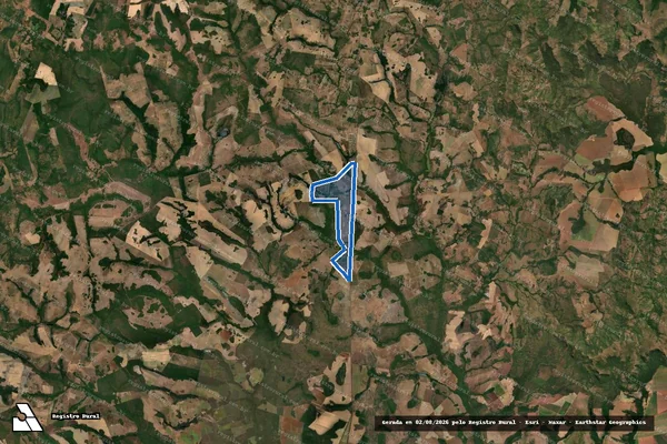 Imagem de satélite de FAZ. PRATA ? Unific. Lote 13, Parte do Lote 15, Lote 17-A e Parte do Lote 21, Lot°Anciada, Gleba 1 - Parte 1 em Santa Rita do Tocantins - TO