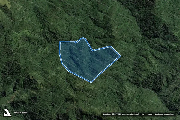 Imagem de satélite de Fazenda Onça - Fazenda Onça em Adrianópolis - PR