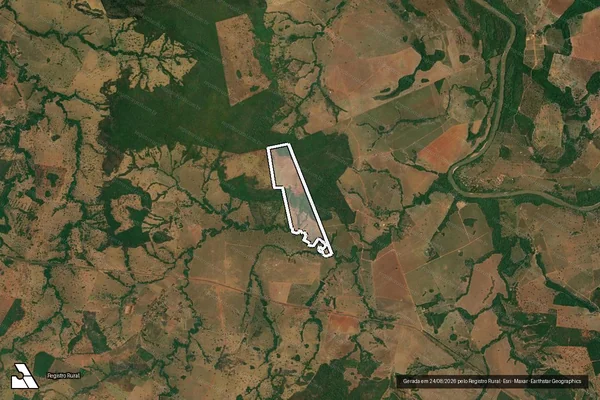 Imagem de satélite de Fazenda Boa Esperança - Fazenda Santa Maria em Montes Claros de Goiás - GO