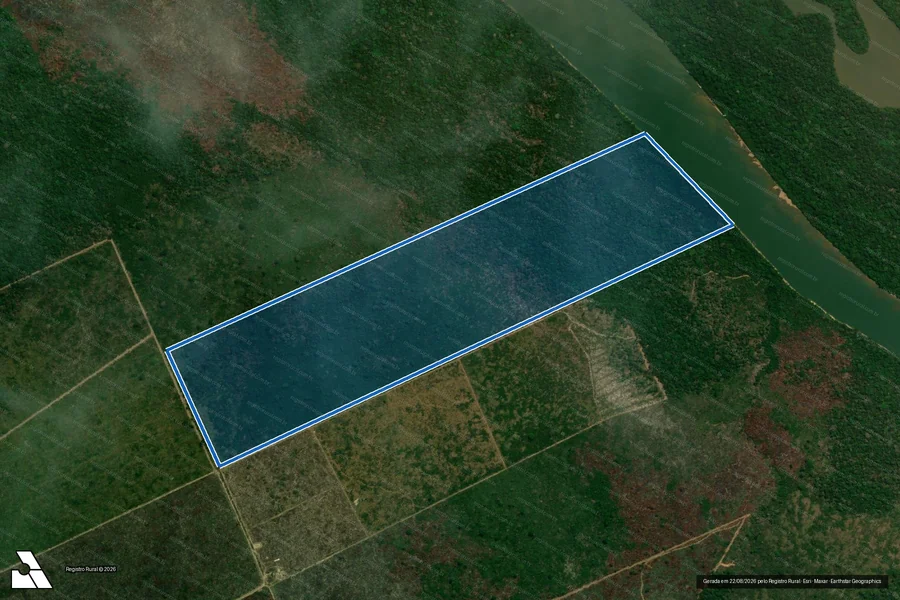 Imagem aérea do item B