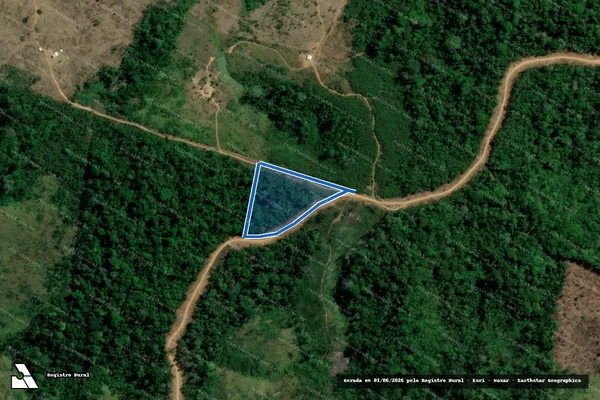 Imagem de satélite de LOTE 101 - PA RIO CURURUÍ - GLEBA TUERÊ - Parte 2 em Pacajá - PA