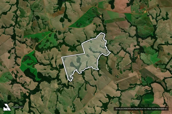 Imagem de satélite de Fazenda da Guarita - Gleba 6 em Júlio de Castilhos - RS