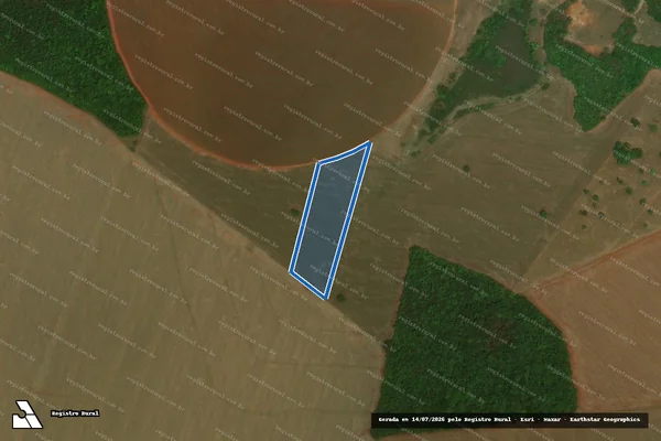Imagem de satélite de FAZENDA PAI FELIPE - Parte 1 em Firminópolis - GO
