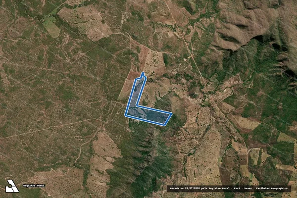 Imagem de satélite de FAZENDA AMAZONAS - Gleba 02 em Monte Alegre de Goiás - GO