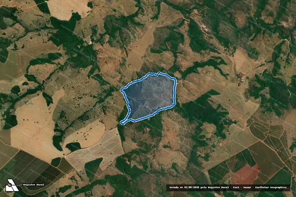 Imagem de satélite de FAZENDA COCAL - Parcela 1 em Estrela do Sul - MG