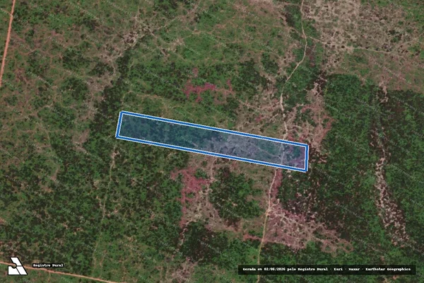 Imagem de satélite de Projeto de Assentamento Pedro Ezequiel de Araújo - Lote 125 - 001 em Ipanguaçu - RN