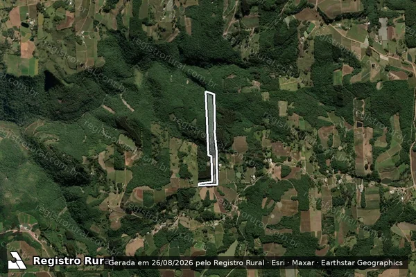 Imagem de satélite de Sem Denominação - Parcela 1 em Antônio Prado - RS
