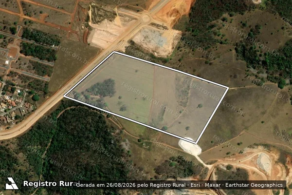 Imagem de satélite de FAZENDA CAMPINHO ? CACIMBAS 3 - PARTE 3 em Pedro Leopoldo - MG