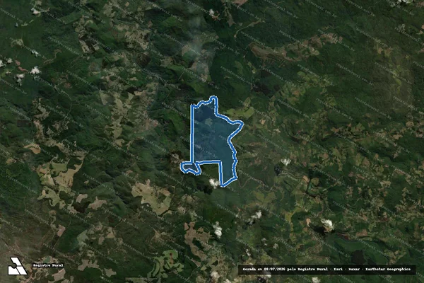 Imagem de satélite de Fazenda Fortaleza - Única em Coronel Domingos Soares - PR