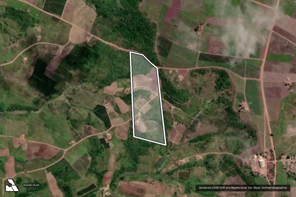 Imagem de satélite de PA ÁGUA BRANCA - LOTE 72 - LOTE 72 em São Miguel de Taipu - PB
