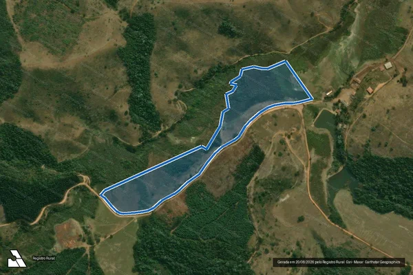 Imagem de satélite de Fazenda Itamarandiba do Mato  - Parcela 3 em Itamarandiba - MG