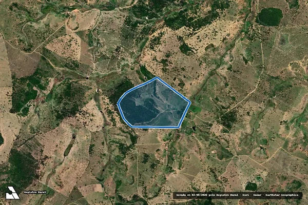 Imagem de satélite de FAZENDA AVENIDA - Parte 1 em Machacalis - MG