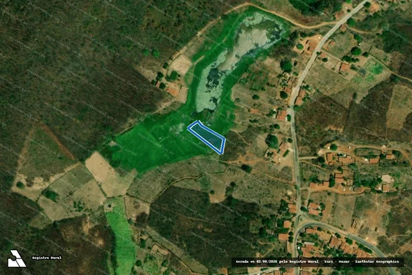 Imagem de satélite de SITIO MACAPÁ ? LOTE 0144 - Parte 1 em Pereiro - CE
