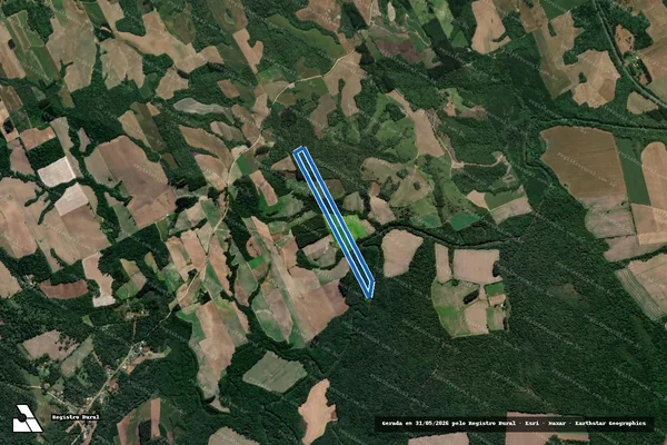 Imagem de satélite de SITIO NAMBU - SITIO NAMBU em Prudentópolis - PR