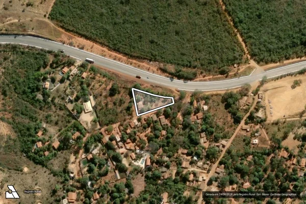 Imagem de satélite de Chácara Triângulo Verde / Parte 1