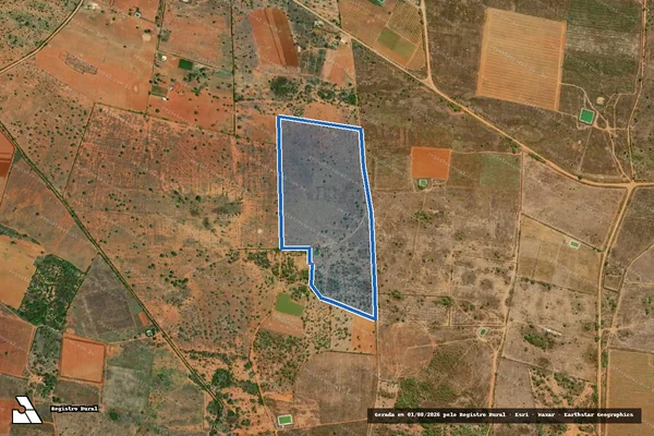 Imagem de satélite de FAZENDA CONQUISTA - 001 em Irecê - BA