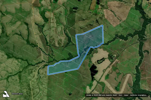 Imagem de satélite de Recria Agropecuária - Parte 1 em Pantano Grande - RS