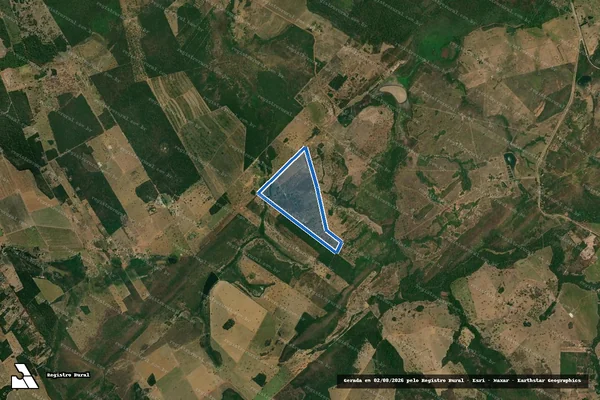 Imagem de satélite de Fazenda São Francisco - Gleba 02 em Santo Antônio de Leverger - MT