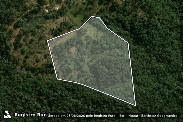 Imagem de satélite de FAZENDA BANHADOS - 001 em Guarapuava - PR