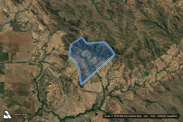 Imagem de satélite de GLEBA ?B? BOQUEIRÃO - Perímetro 1 em Bonfinópolis de Minas - MG
