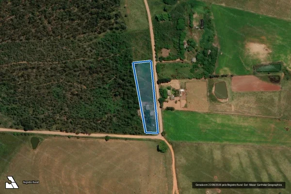 Imagem de satélite de PE POTREIRO GRANDE - LOTE 1B em Rosário do Sul - RS
