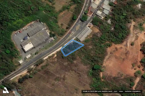Imagem de satélite de Fazenda Pasto das Cabeceiras - Lote Kart Clube em Nova Lima - MG