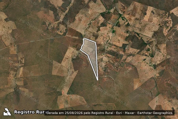 Imagem de satélite de Fazenda São José - Parte 1 em Montalvânia - MG