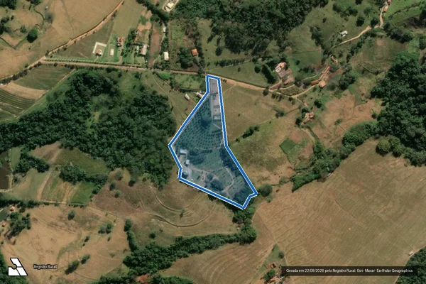 Imagem de satélite de Sítio Douradinho - Gleba E2B - Parte 4 em São João da Boa Vista - SP