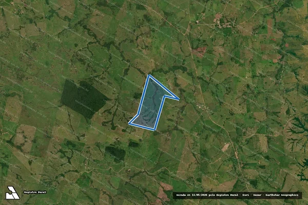 Imagem de satélite de Fazenda Havana - Fazenda Havana em Jauru - MT
