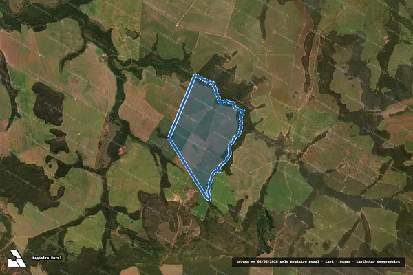 Imagem de satélite de FAZENDA SANTA JULIA em Itiquira - MT