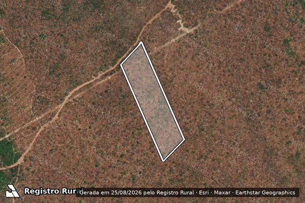 Imagem de satélite de SAMBAIBINHA - chapada 07 em São Francisco do Piauí - PI