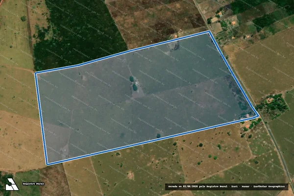 Imagem de satélite de FAZENDA BAIXA DAS COIVARAS I - . em Fortuna - MA
