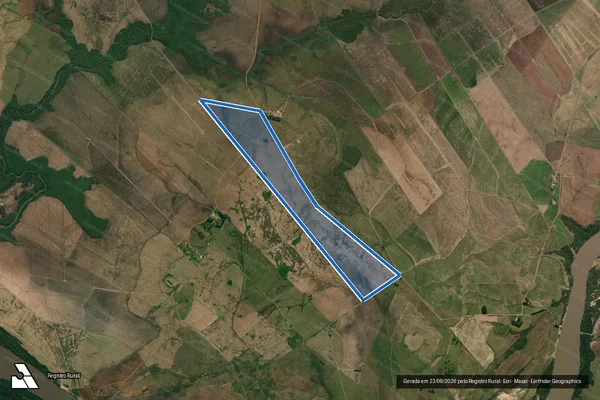 Imagem de satélite de Granja Salso I - Gleba 3 em Itaqui - RS