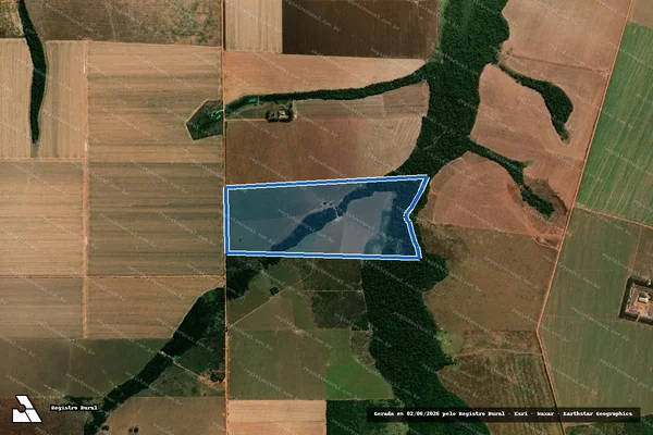 Imagem de satélite de LOTE 230 P.A. TAPURAHITANHANGÁ -  LOTE 230 em Itanhangá - MT