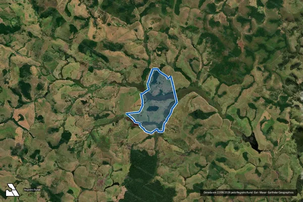 Imagem de satélite de Fazenda Piqui em Itamaraju - BA
