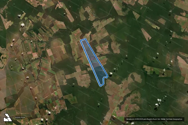 Imagem de satélite de FAZENDA LAGOA RASA em São José do Rio Claro - MT