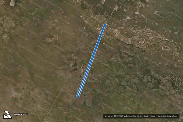 Imagem de satélite de FAZENDA TAPERA - 001 em Mansidão - BA