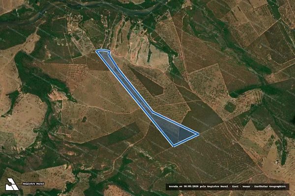 Imagem de satélite de Fazenda Arara Azul - Parcela 1 em Baliza - GO