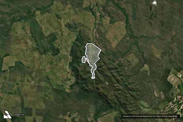Imagem de satélite de Fazenda Santa Terezinha - Remanescente I - Parcela 1 em Porto Murtinho - MS