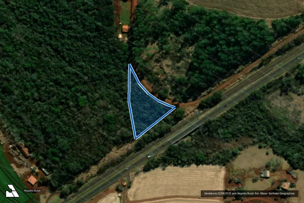Imagem de satélite de PROJETO DE ASSENTAMENTO COMPANHEIRO ANTÔNIO TAVARES em São Miguel do Iguaçu - PR