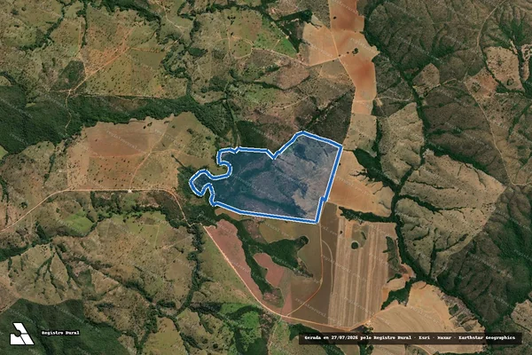 Imagem de satélite de FAZENDA PORTO DOS PEREIRAS - Parte 2 em Davinópolis - GO